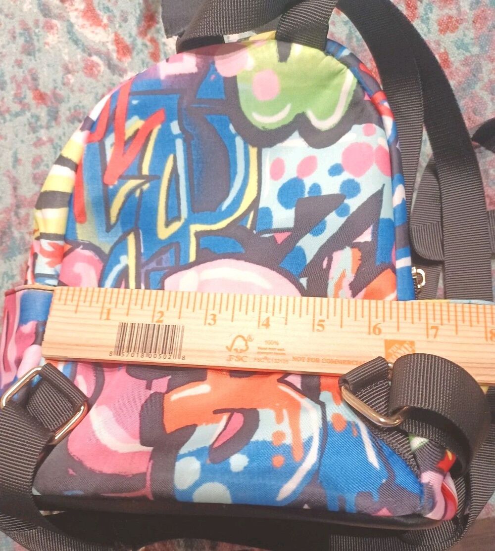 LD MINI Multicolor Geometric Print backpack - Picture 8 of 8